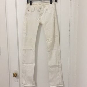 Hudson white jeans